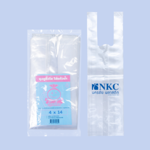Plastic bag for drink cups, LDPE material